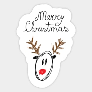 Merry Christmas Sticker